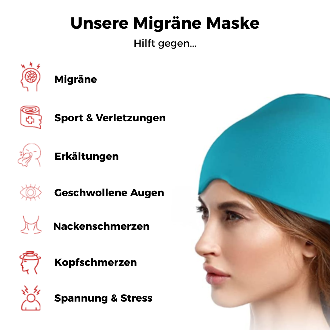 Migräne Maske – Wärme- & Kältetherapie