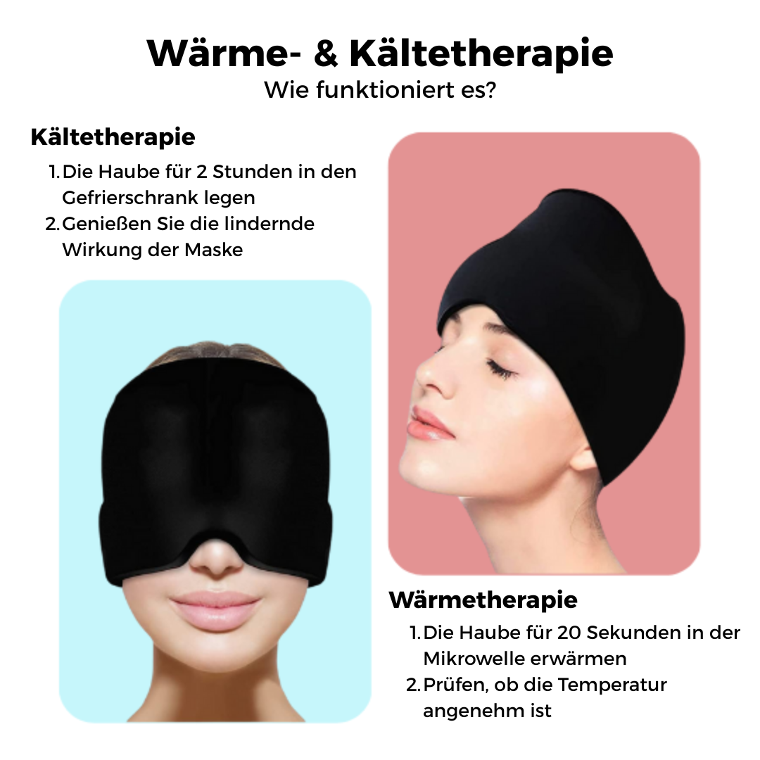 Migräne Maske – Wärme- & Kältetherapie