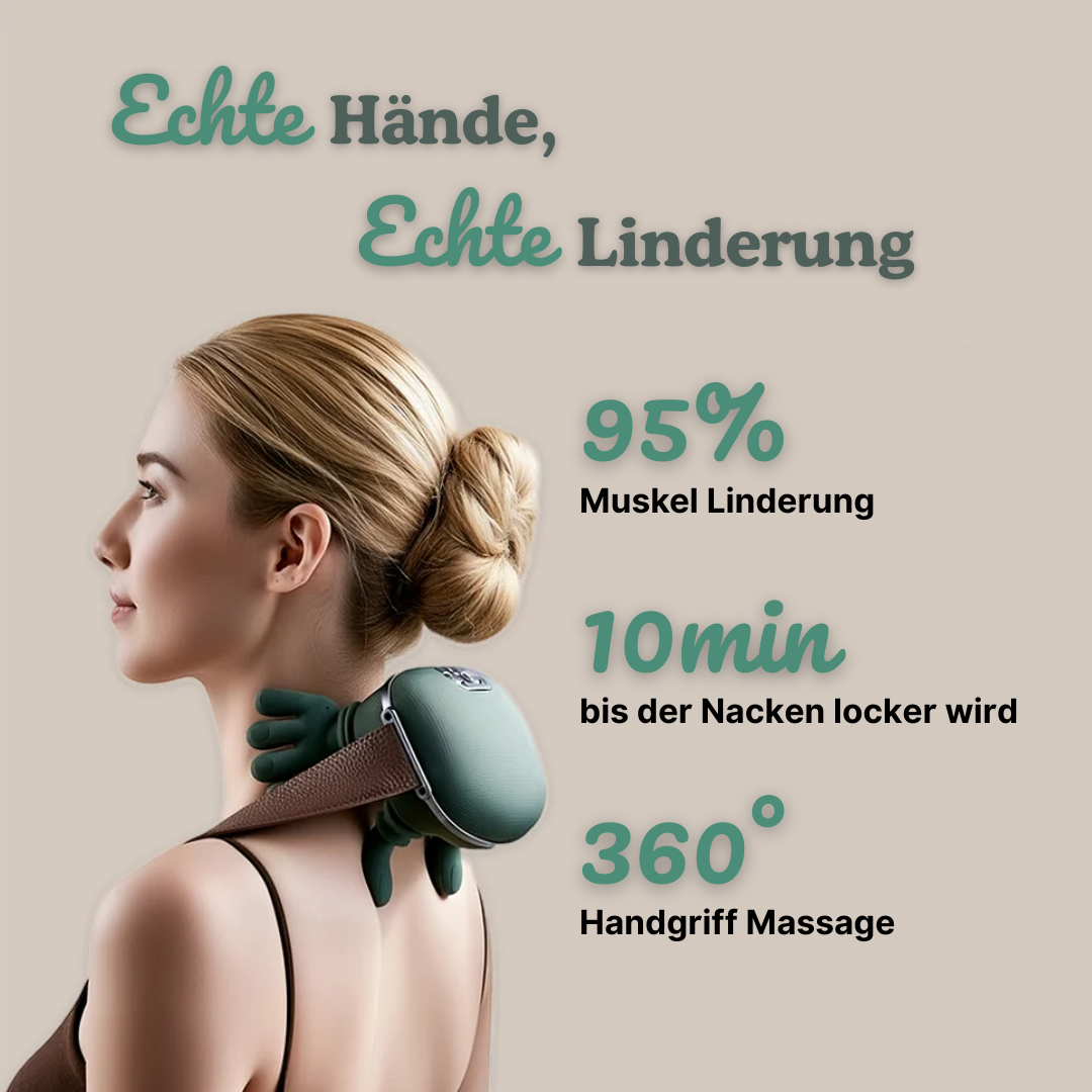 HandMassage™ PRO - Löst Knoten im Nacken innerhalb Minuten