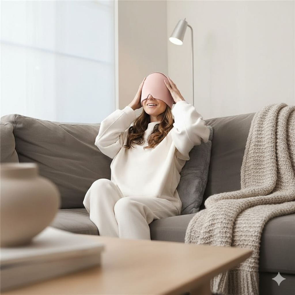 Migräne Maske – Wärme- & Kältetherapie