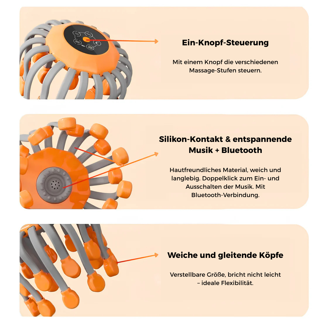 OktoMassage™ - lindert Stress innerhalb weniger Minuten