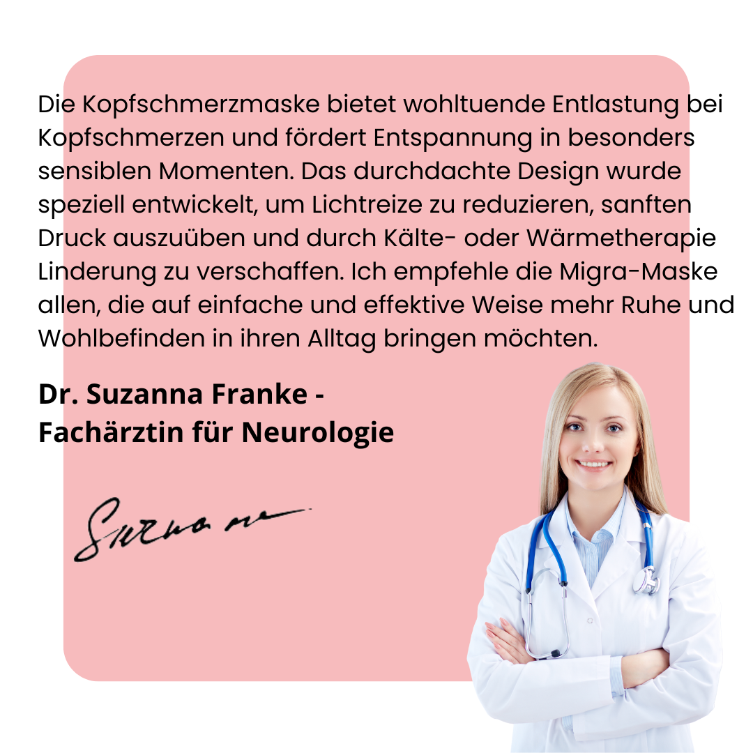 Migräne Maske – Wärme- & Kältetherapie
